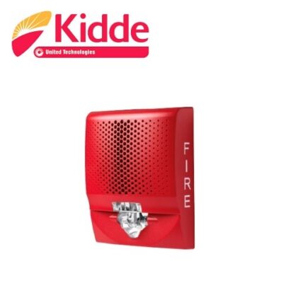 ALTAVOZ DE PARED / LUZ ESTROBOSCOPICA KIDDE G4SVRF, 15-110cd, ROJO